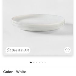 Glass Dinner Plates 10.7 Inches