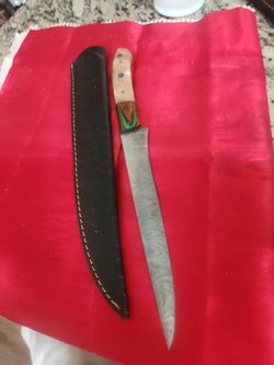 Handmade Damascus Blade Kitchen Chef Knife Full Tang Premium Damascus Steel Chef Knife
