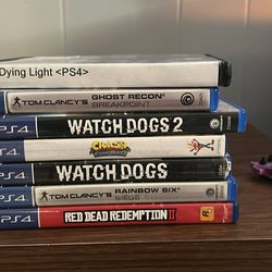 PS4 Games all in great condition