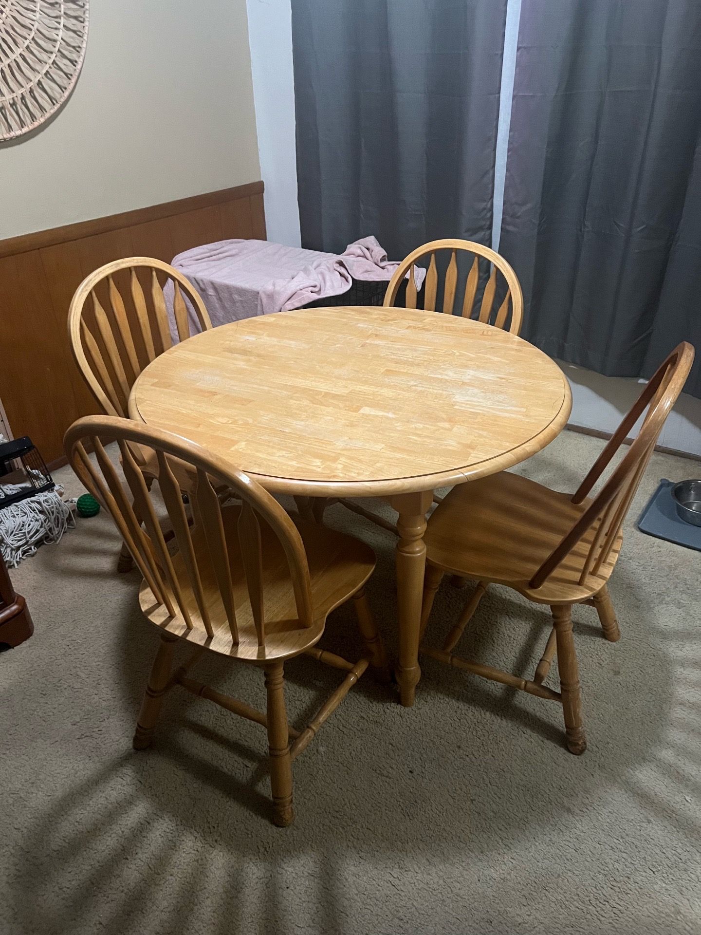 Wooden Table and Chairs