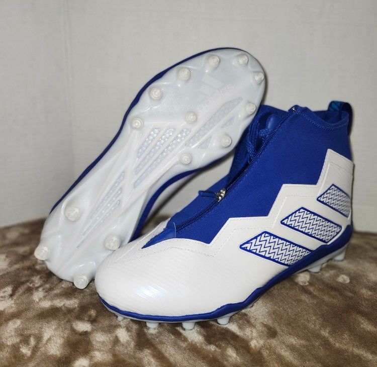 Adidas Nasty 2.0 Football Cleats GV8307 Blue White Men's Size 10