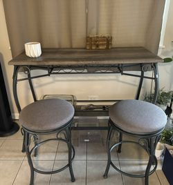 Bar Height Table And Stools