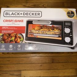 Black + Decker Crisp N Bake Pro Air Fry Toaster Oven – New