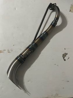Mini bike tear drop pipe