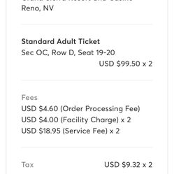 Concert Tickets 
