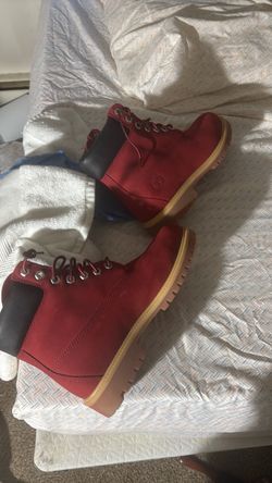 Timberland red shoes 9