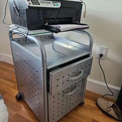 HP printer + filing cabinet