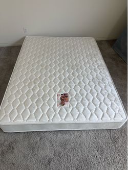 Firm queen size mattress with thin box