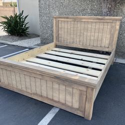 New King Size Bed Frame Made Out Of Solid Wood! 