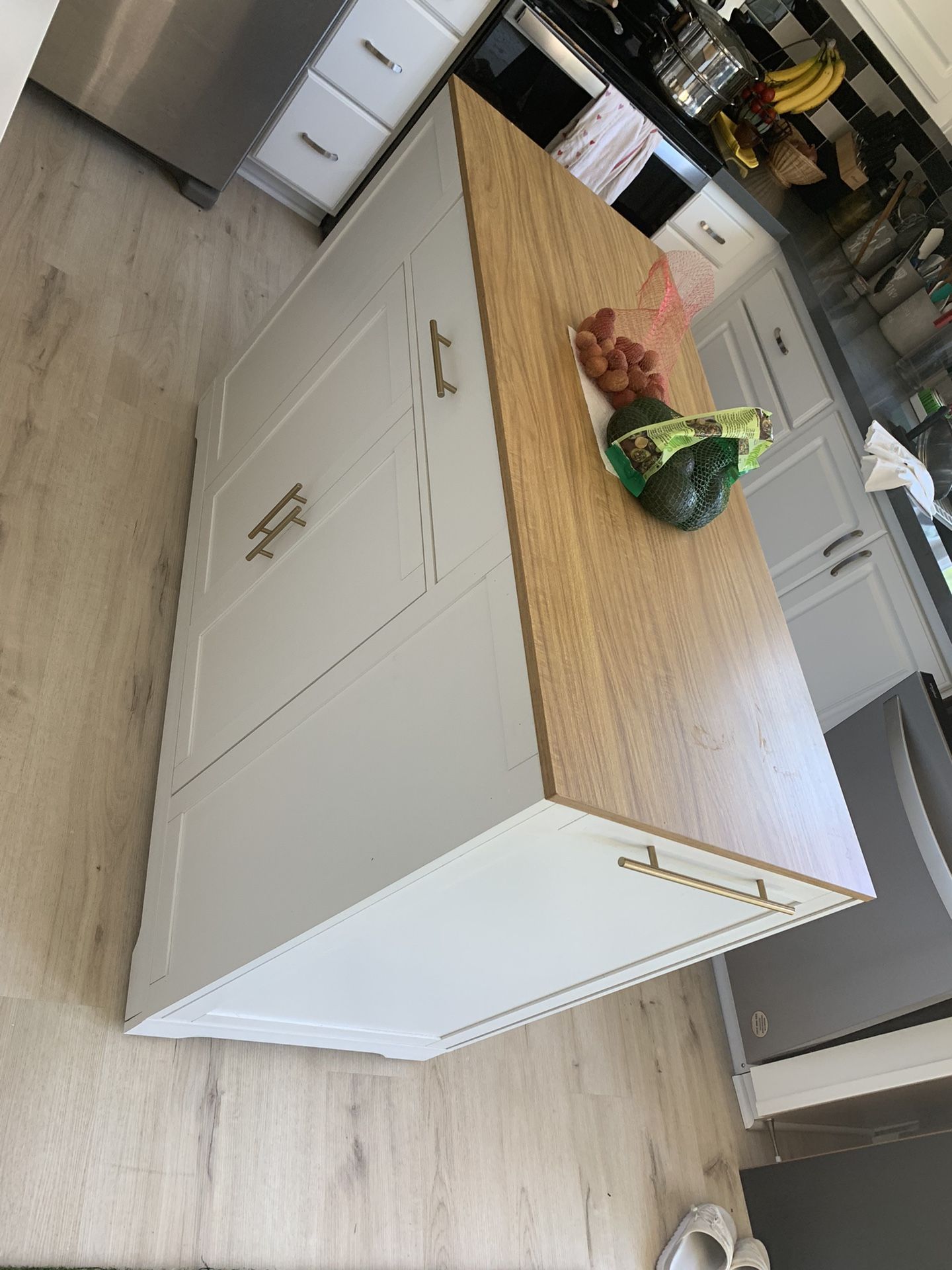 Cushing Wood Kitchen Island