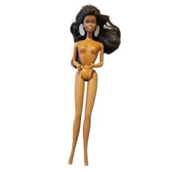 Mattel Barbie Head 1987 Body 1966 White Star Earrings Ring African American