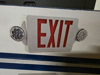 Exit light 2 each