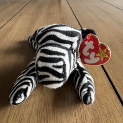 1995 Ziggy The Zebra Beanie Baby 
