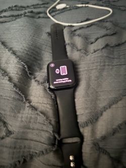 Apple Watch with Black Sport Band