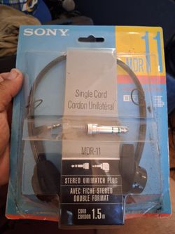 Sony MDR 11 vintage headphones