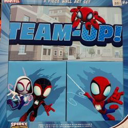 Character 3 Piece Frames Wall Art Decor - AVAILABLE IN DIFFERENT DESIGNS