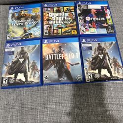 PlayStation Bundle Of 6 Very Good Games.