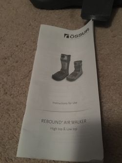 Rebound Air Walker Boot for Sprained foot , foot injury