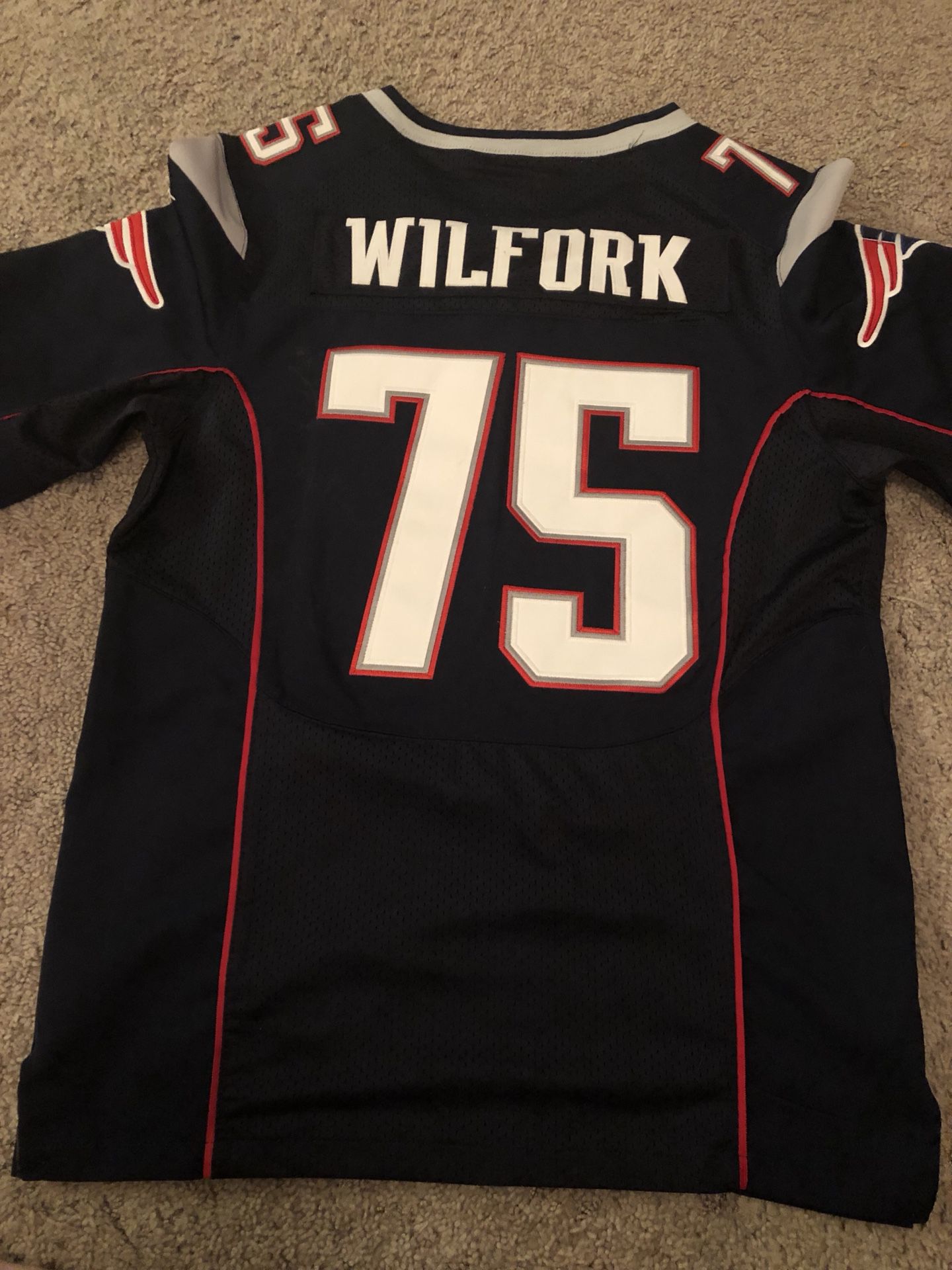 Vince Wilfork #75 Patriots NFL Nike Jersey Size 44