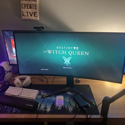 34 Inch LG Ultra Wide Monitor 144hz ( 3440 X 1440) 