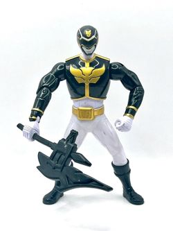 Bandai 2012 Black Ranger Power Rangers Megaforce Action Figure 