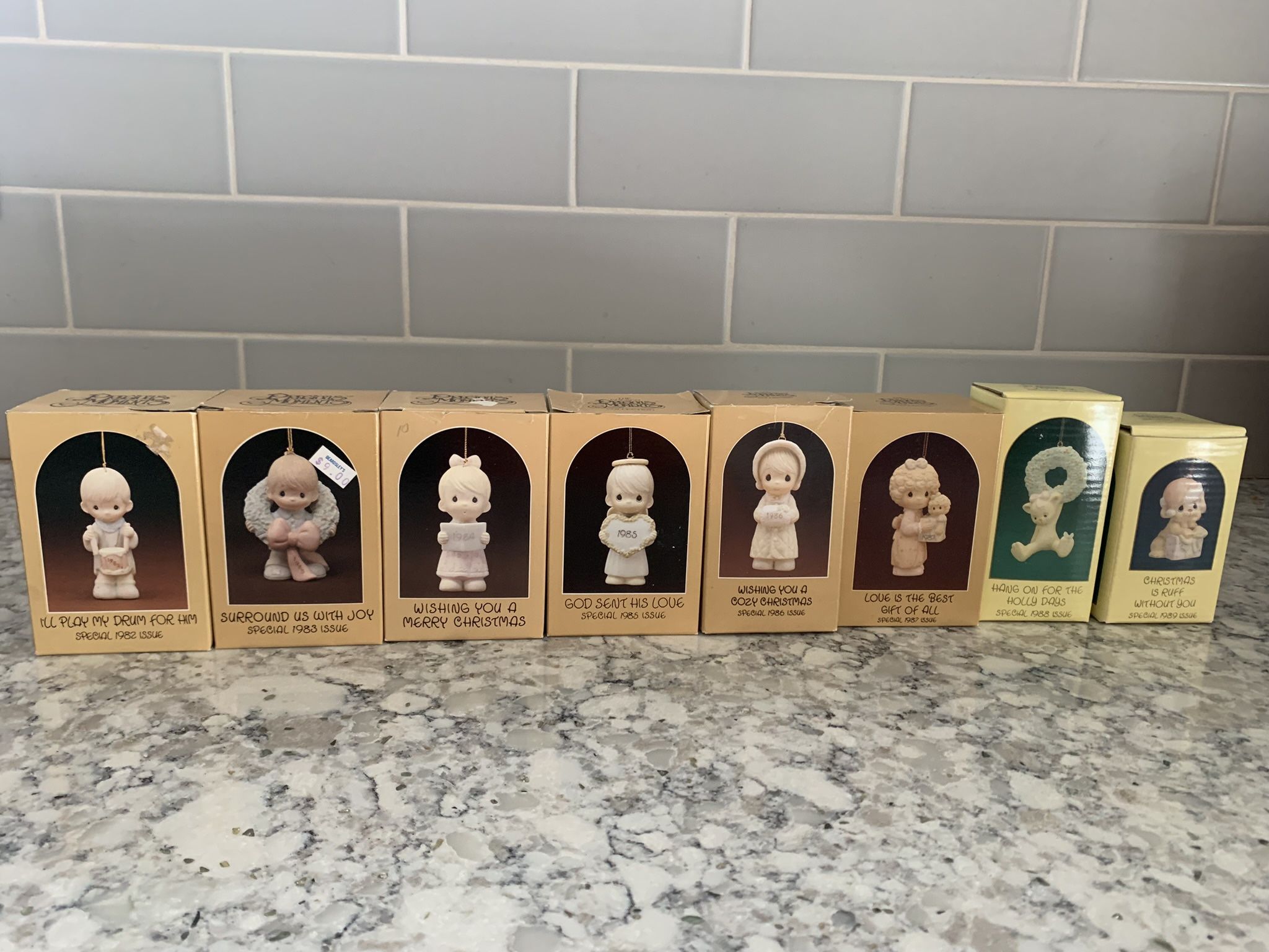 Precious Moments Dated Ornaments 