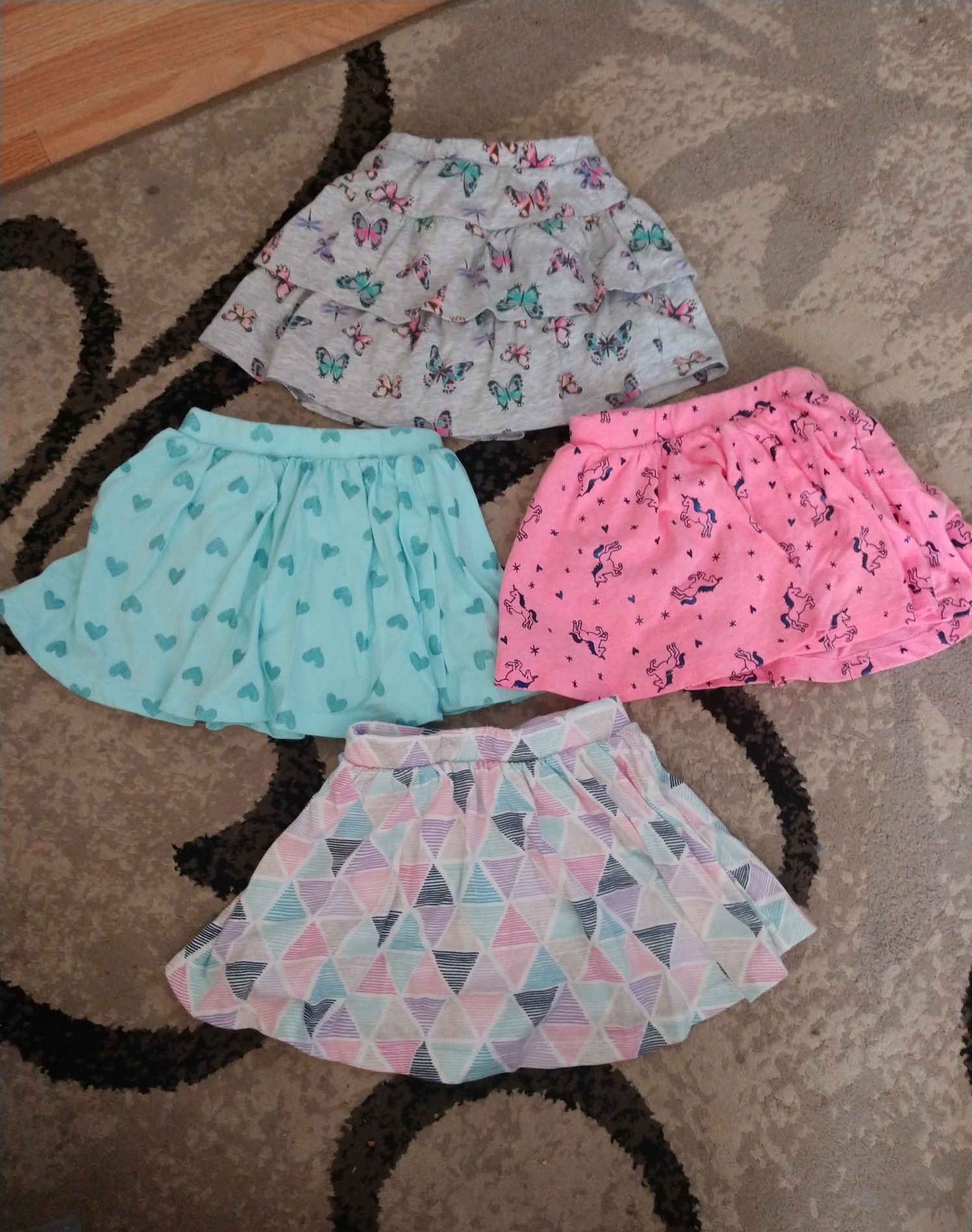 Toddler girls 18 months skirts and tanks.