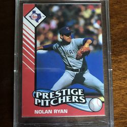 Nolan Ryan Prestige Pitchers Baseball Card