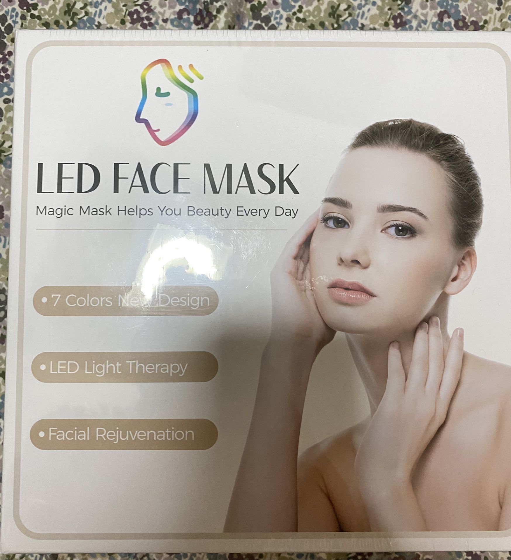 LED Facial Skin Care Mask Light Treatment LED Facial Mask LED Face Mask Light Therapy With Red Light Therapy For Face and Neck