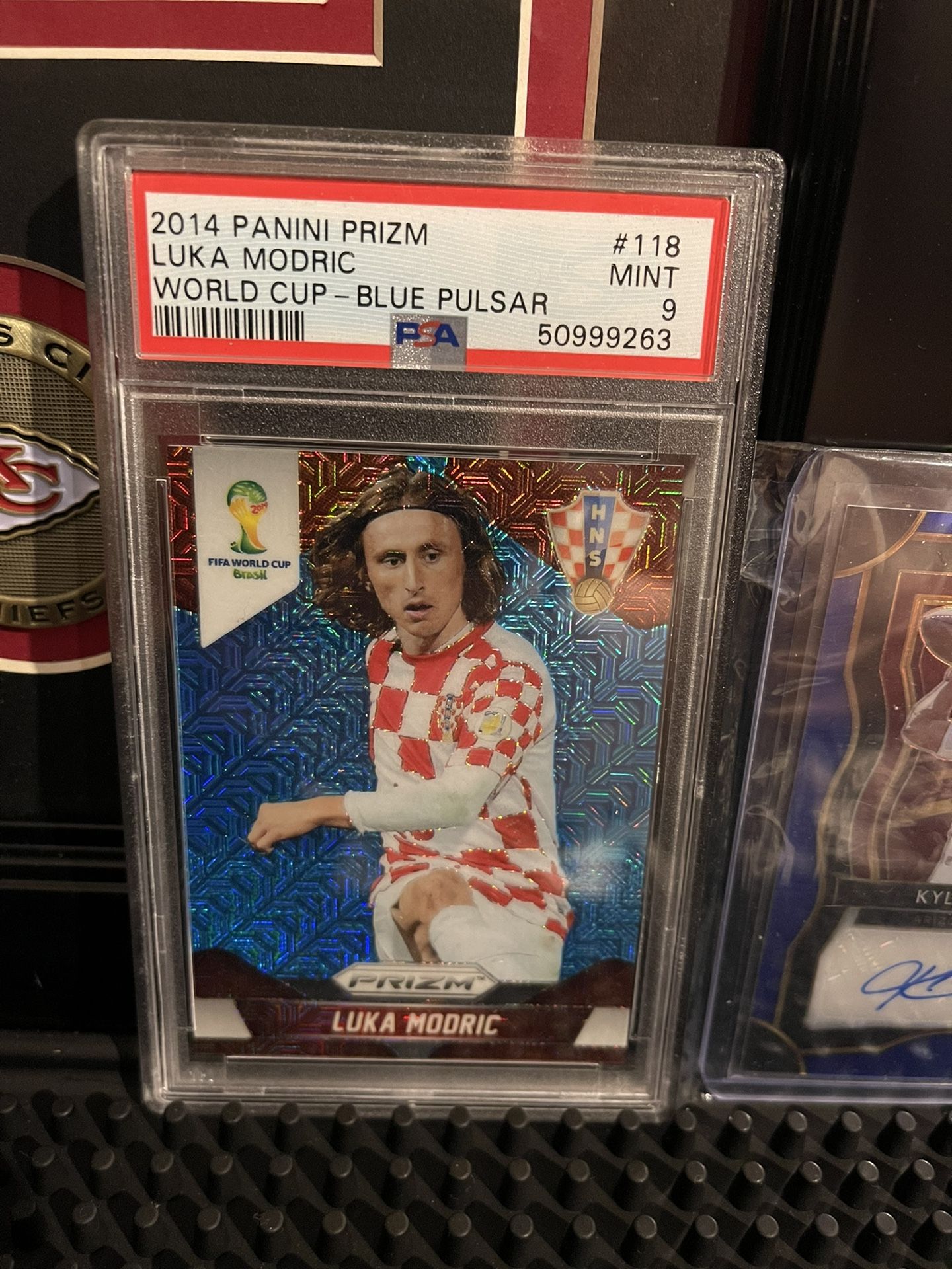 2014 Luka Modric World Cup - Blue Pulsar PSA 9 (pop Of 4)