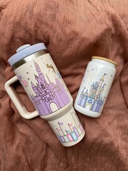 Disney Castle Stanley Dupe Custom Cup Christmas Gift 