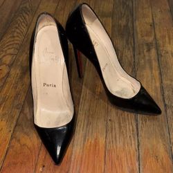 Christian Louboutin So Kate Pointed Toe Pump - Black, US7 UK37 1/2