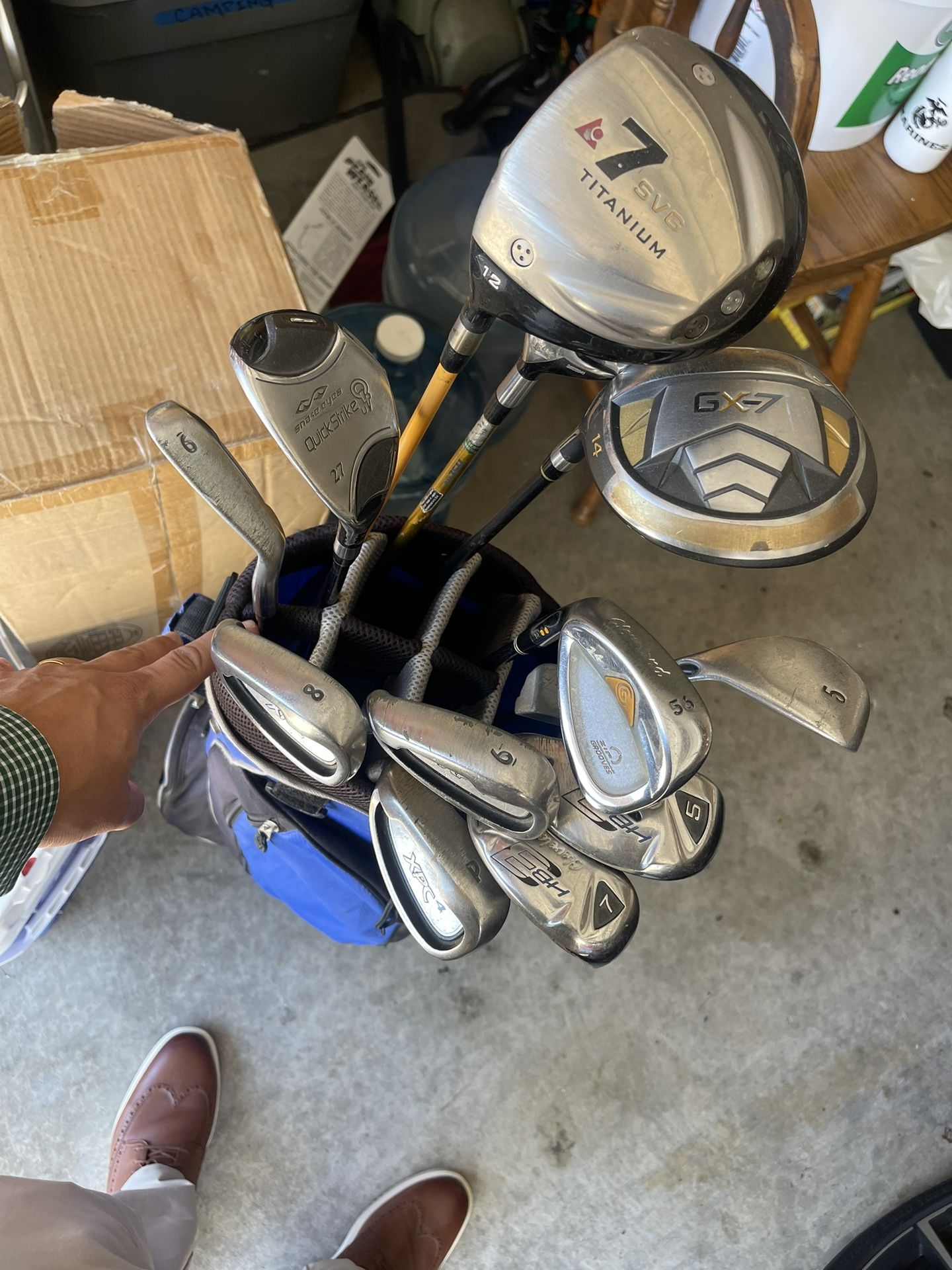 Golf club set and bag Lefty for Sale in Corona, CA OfferUp