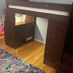 Bunk Bed With Lighted Desk, Stairs, And Plenty Of Storage