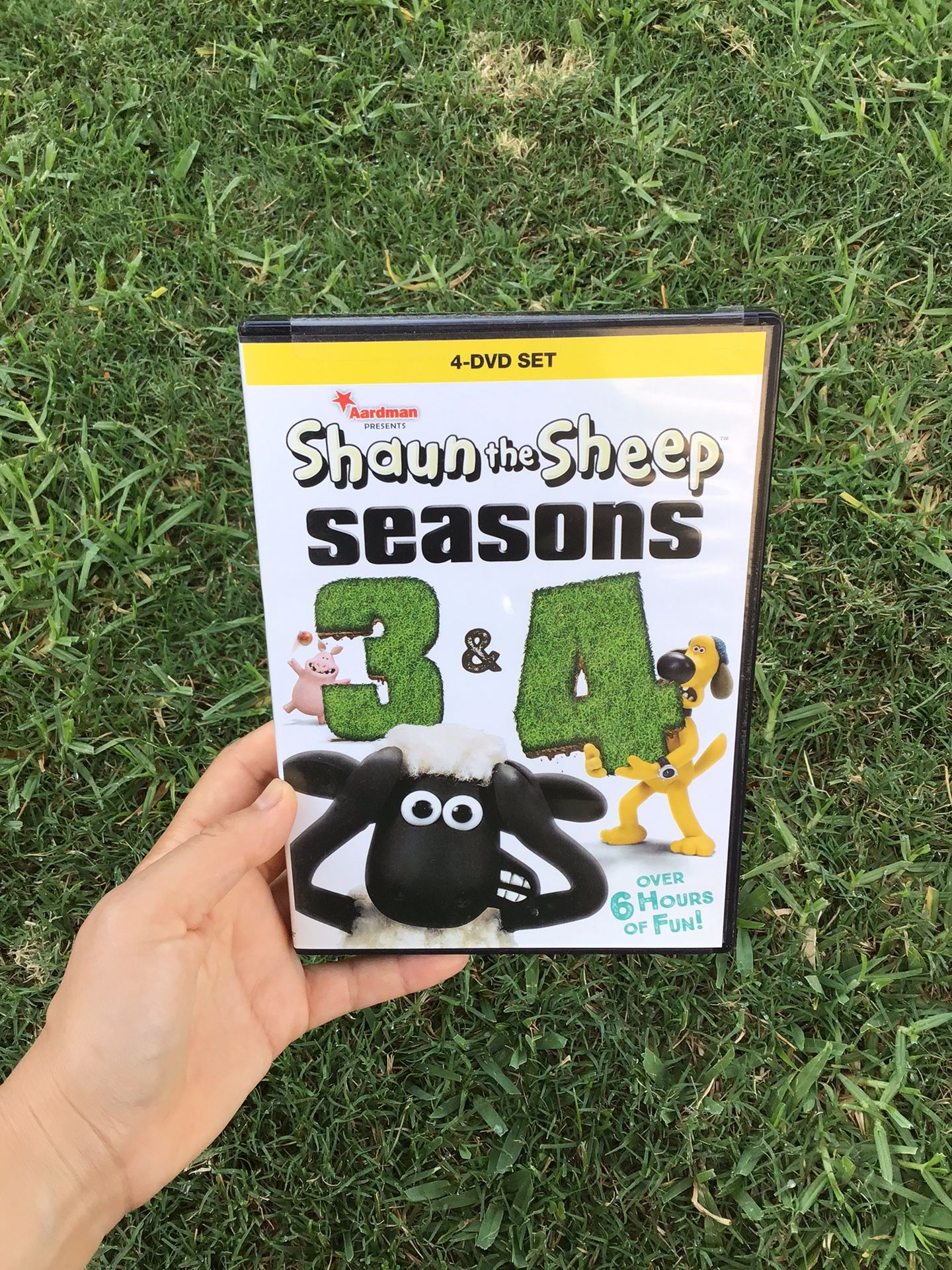 Shaun The Sheep Seasons 3 and 4 DVD Video Set 4 Discs DVD Player Kids Children Family Show Lionsgate Movie