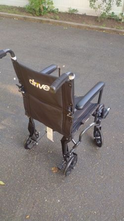 Drive Medical Lightweight Transport Wheelchair Foldable
