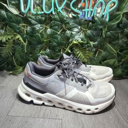 On Cloudrunner 2, White/Grey/Frost, Mens Running Shoes-US 12