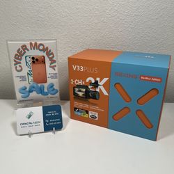 New Sealed Rexing - V33 Plus 3 Channel 1440p+1440p+1440p Resolution Dashcam w/Front Cabin