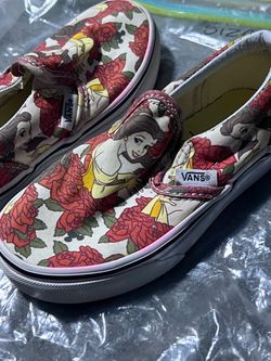 Vans Beauty And the Beast Belle shoes Size 10.5c