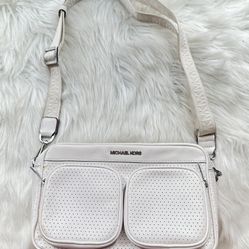 Michael Kors White Crossbody Bag