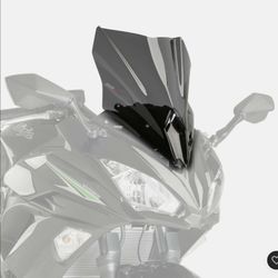 Puig Racing Screen Windshield Dark Smoke Kawasaki Ninja 650 R