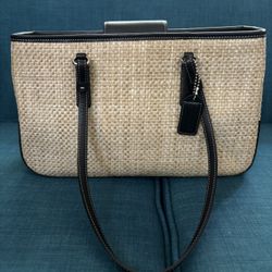 Coach Straw Purse