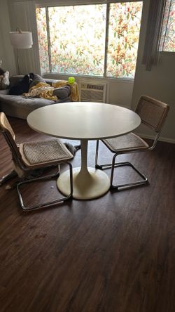 Dining table with chairs