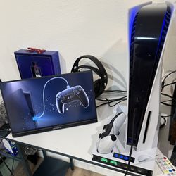 Ps5 with cooling fans(not monitor)