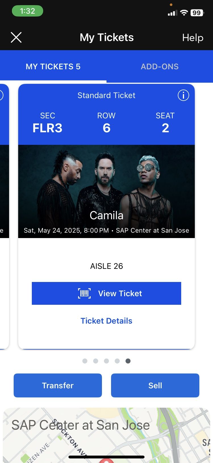 Camila Tickets