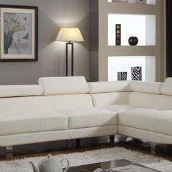 ANTARES WHITE MODERN SECTIONAL