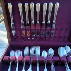 Luxurious Christofle Silver Flatware Set For 8 Plus More!