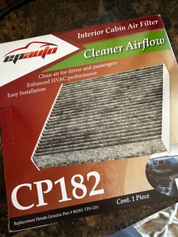 EPAuto CP182 Premium Cabin Air Filter (Honda Replacement)