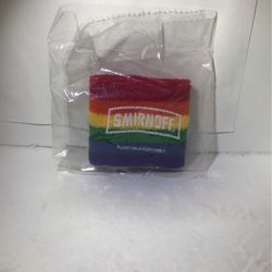 Rainbow Bottle Cozy Or Wrist Band