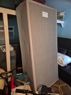 Nice Used Two Twin Size Box Springs For King Size Bed.  38by80by9.